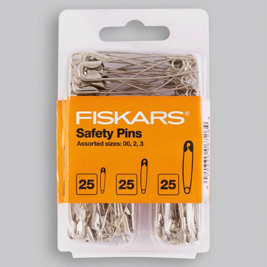 Fiskars Assorted Safety Pins 75 pack sewing notion