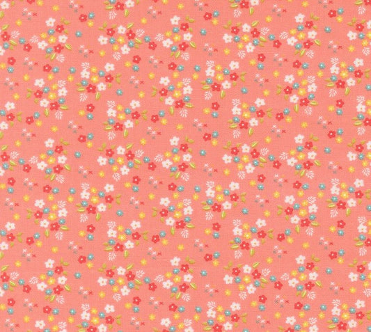 Moda Delightfully Yours Carnation 37705-15 cotton fabric