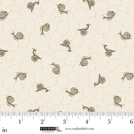 Studio E Ashdown Forest 8407-40 Pale Ecru quilting cotton fabric