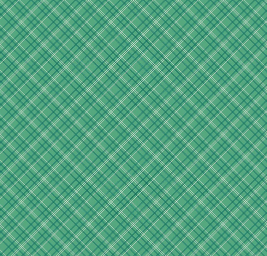 Riley Blake - Berry & Sage - Lori Holt - Plaid Alpine C17393 Fabric