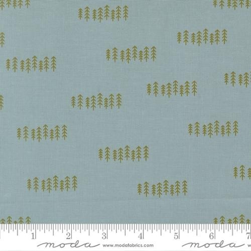 Moda Chilly The Forest print in Storm by Sweetwater, Christmas cotton fabric