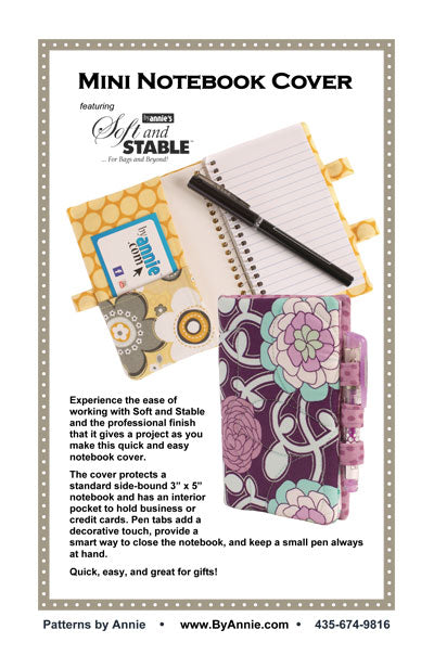 Mini Notebook Cover Pattern