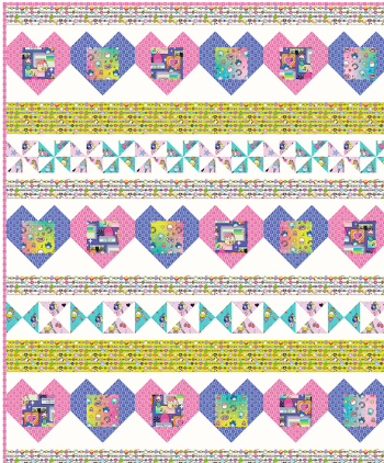 Joyful Hearts Quilt Pattern