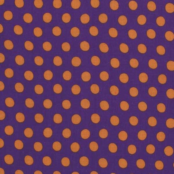 Kaffe Fassett Perennials Spot Dot Royal blue quilting fabric