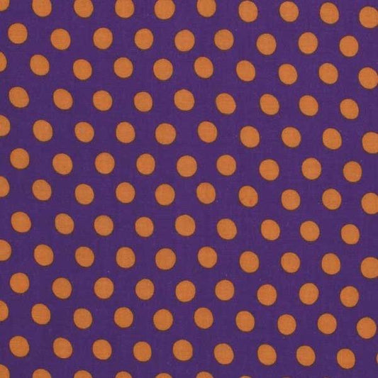Kaffe Fassett Perennials Spot Dot Royal blue quilting fabric