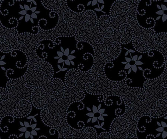 StudioE - 8907-99 Black || Dark Shadows Fabric