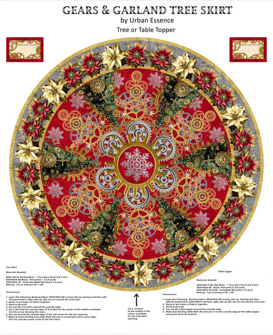Blank - Gears & Garland - 4831P-88 Red