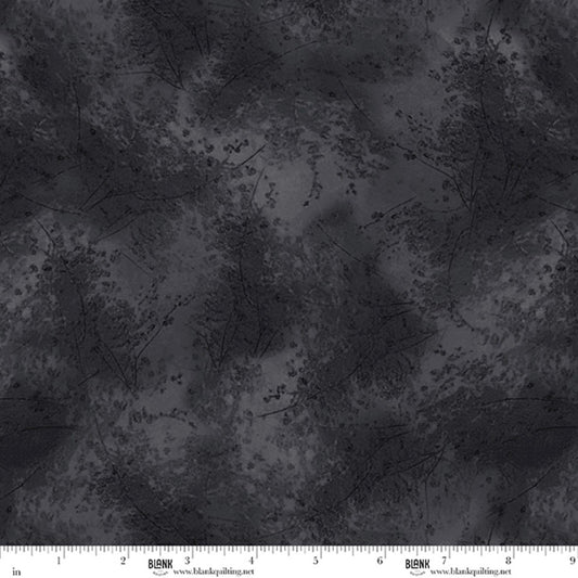 Tree Top Delight Black 108-inch wide tonal cotton quilt backing for Blank Quilting