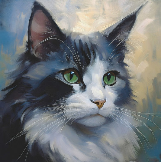 Furry Cat by Marina Landi