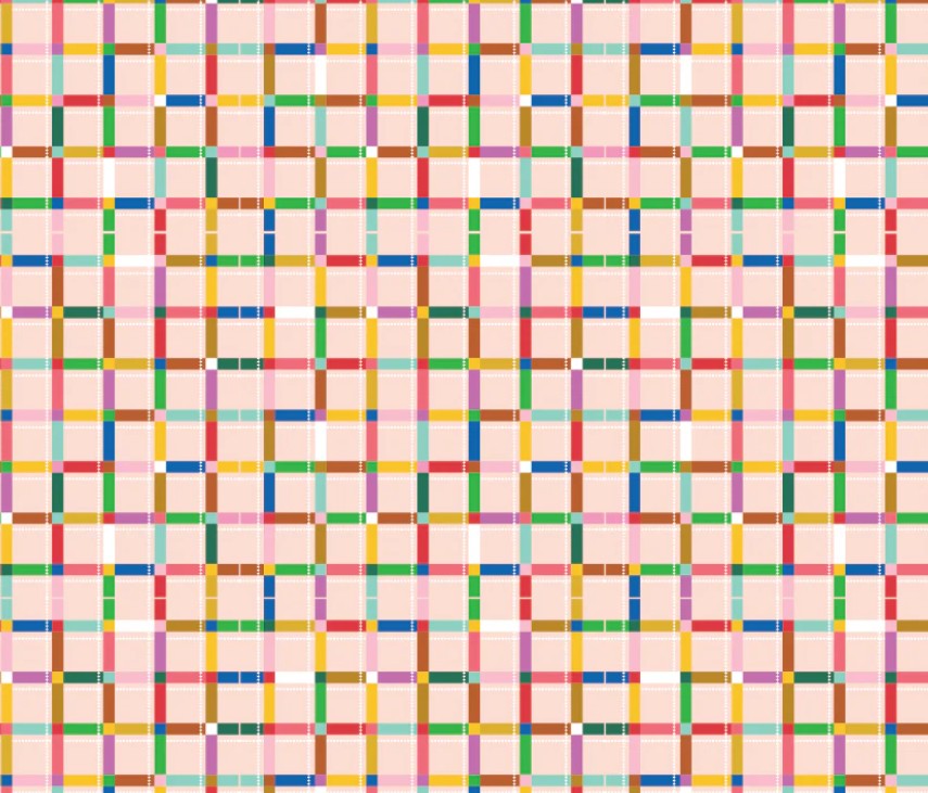 Poppie Cotton Hey Love Bug Fun Times Pink quilting cotton fabric