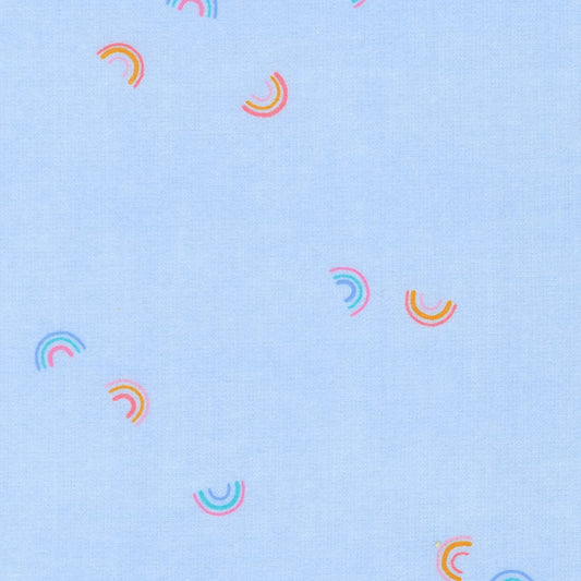 Cozy Cotton Flannel, Rainbow, Cornflower