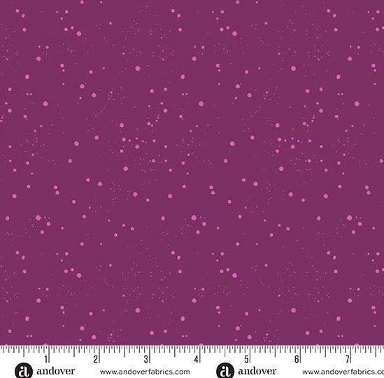 andover Plum Tinted Dots 1571P Petals and Stitches by Stephanie Organes