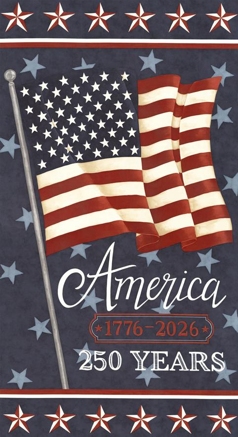Moda America 250 Years Panel Blue 56185 Deb Strain quilting cotton patriotic