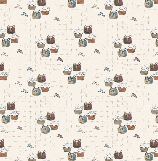 Blank Quilting Laundry Hour 138 Cream cotton