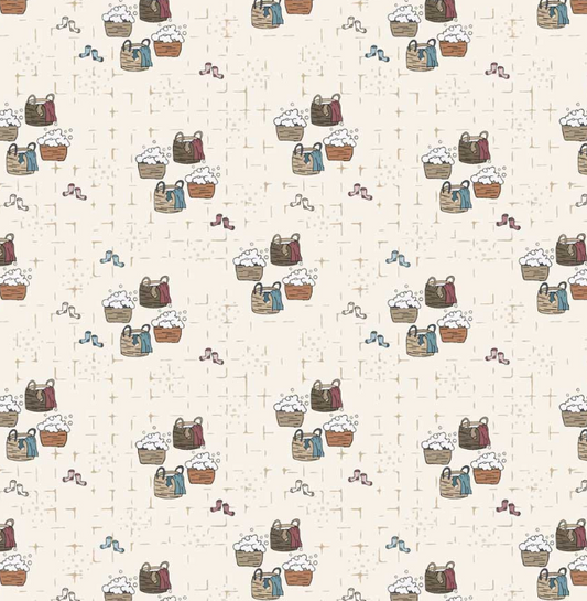 Blank Quilting Laundry Hour 138 Cream cotton