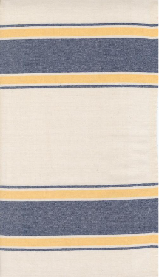 Moda Toweling Pieces to Treasure Canary Nautical Blue 18 inch kitchen towel