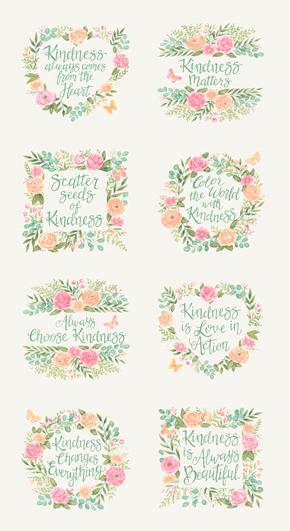 Moda Kindness Dogwood 56157 11 bird blossom quilting cotton