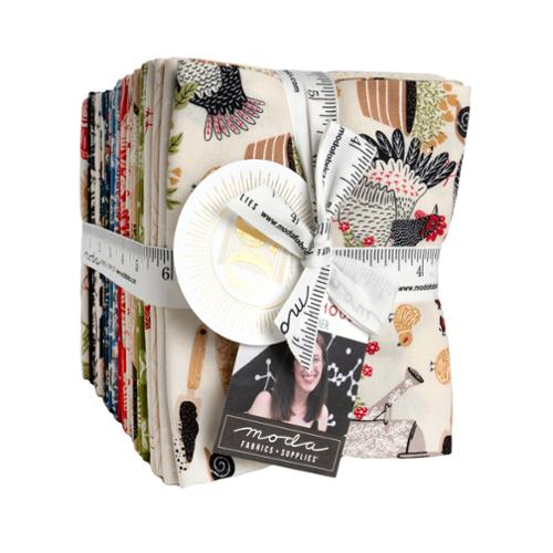Moda The Henhouse fat quarter Gingiber farm animal fabric