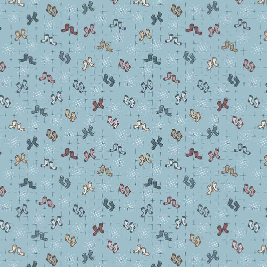 Blank Quilting Laundry Hour 136 Blue cotton