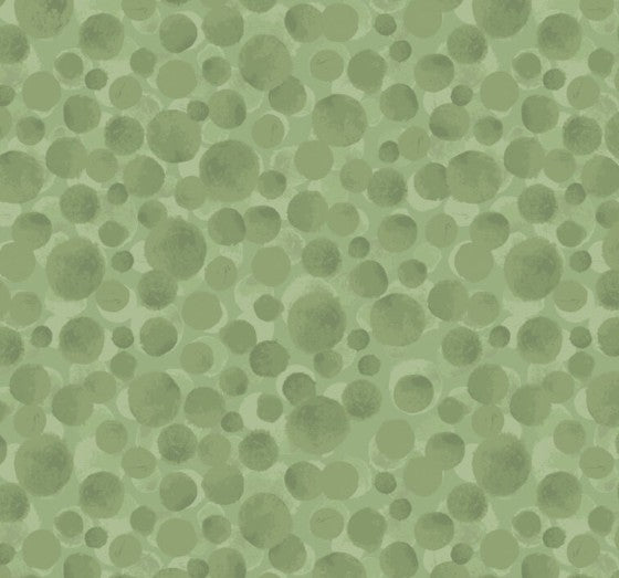 Lewis & Irene Bumbleberries Wiltshire Green BB010 quilting cotton