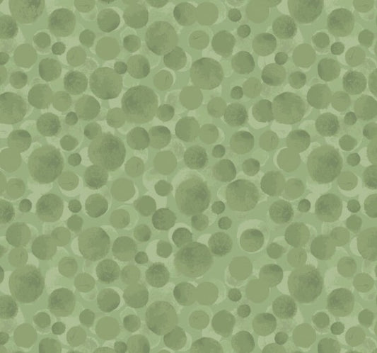 Lewis & Irene Bumbleberries Wiltshire Green BB010 quilting cotton