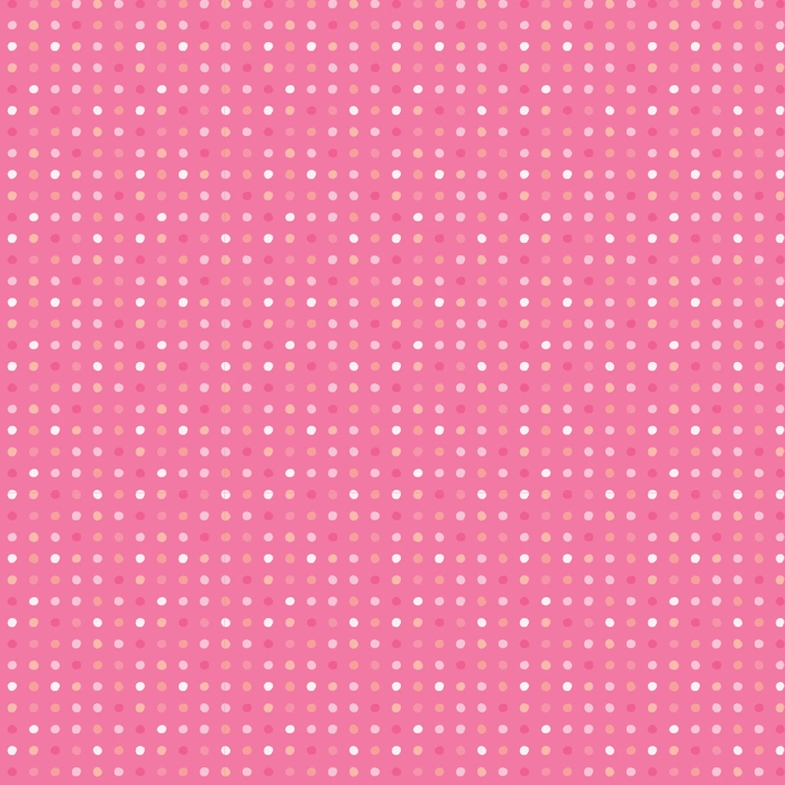 Poppie Cotton Dark Pink Seeing Spots polka dot quilting cotton fabric