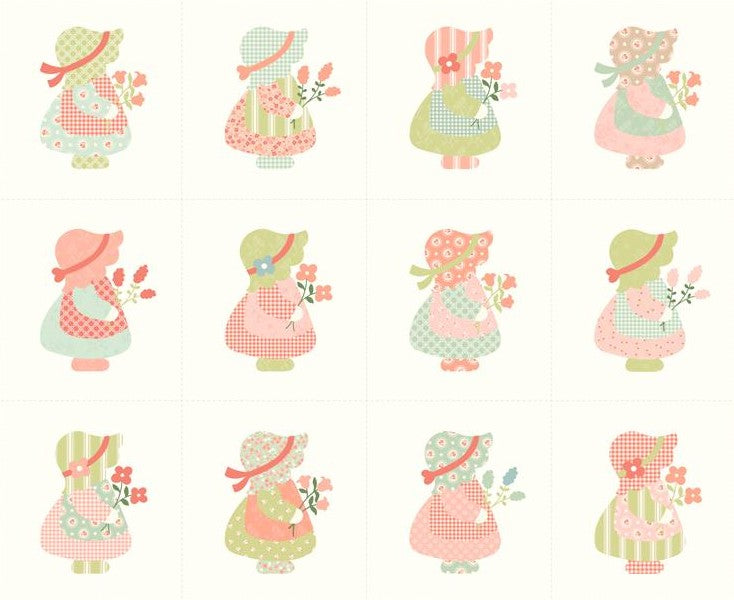 Moda Sunbonnet Panel Porcelain 31770-11 cotton panel