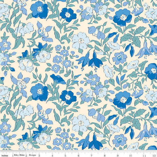 Liberty Mamie Field C wide backing fabric