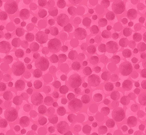 Lewis & Irene Bumbleberries Carnival Pink BB015 quilting cotton