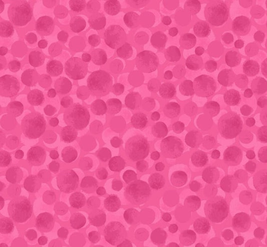 Lewis & Irene Bumbleberries Carnival Pink BB015 quilting cotton