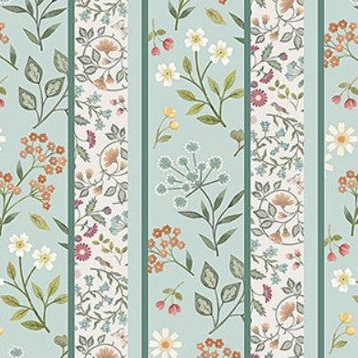 Northcott Woodland Heart DP28726-42 green quilting cotton