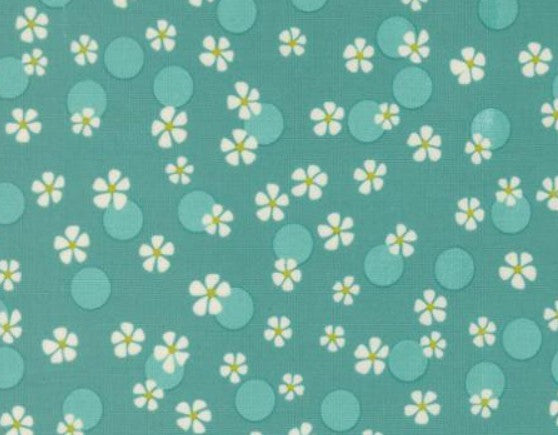 Moda Happy Daze Teal 33842-19 novelty quilting cotton teal