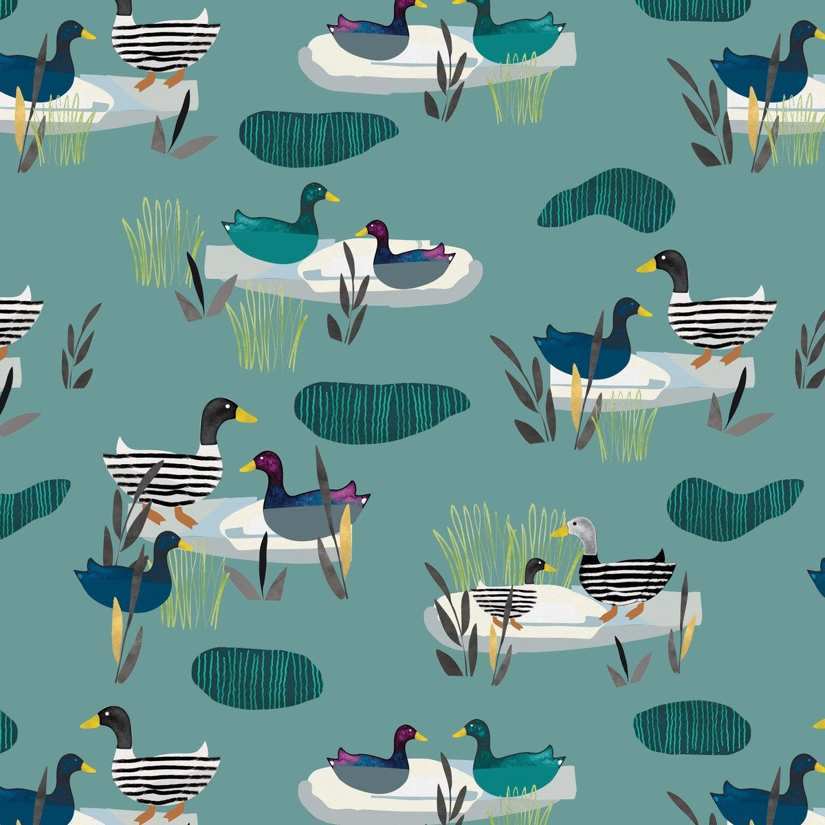 Blank - Highland Nature Walk - Alison Wood - Teal 4593-67