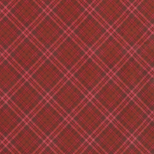 Robert Kaufman - BURGUNDY from Bouquet of Roses Flannel