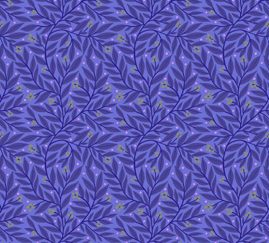 Windham- Vines & Berries- Periwinkle 54802-8