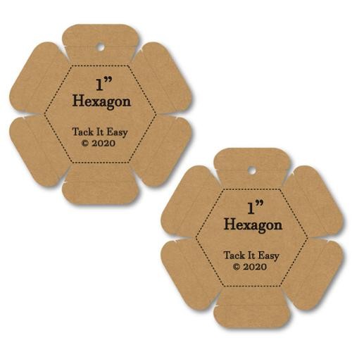 Tack it Easy Gadget for 1 inch hexagon English paper piecing