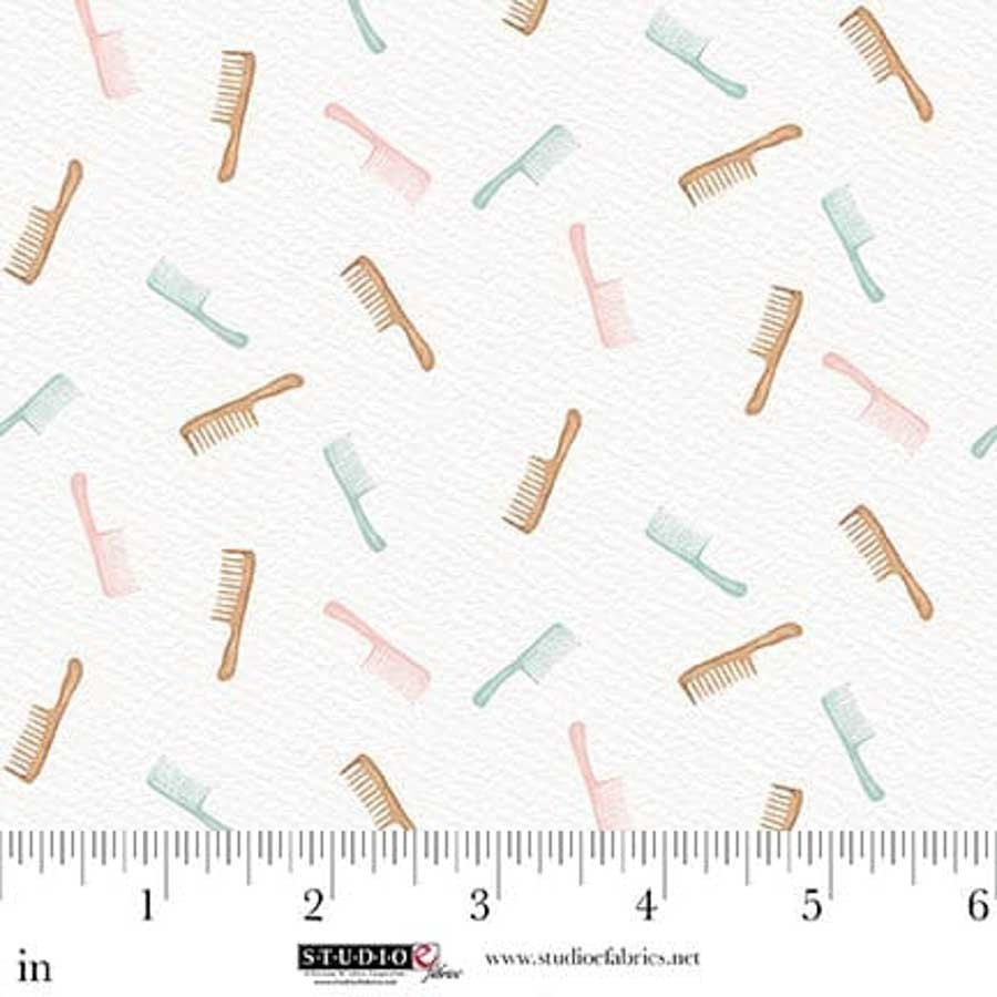 Studio E Bathing Bonnies 8850-04 Cream quilting cotton coordinate fabric