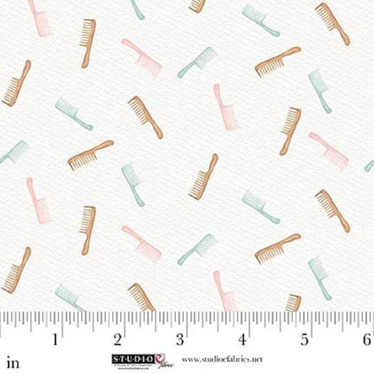Studio E Bathing Bonnies 8850-04 Cream quilting cotton coordinate fabric