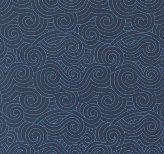 Moda High Flight Navy 45065-18 Sariditty quilting cotton