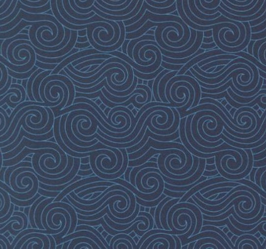 Moda High Flight Navy 45065-18 Sariditty quilting cotton
