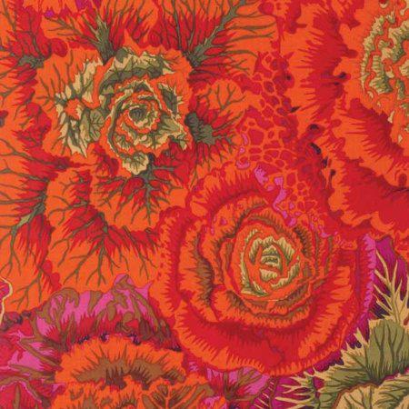 Kaffe Fassett Brassica Rust quilting cotton fabric