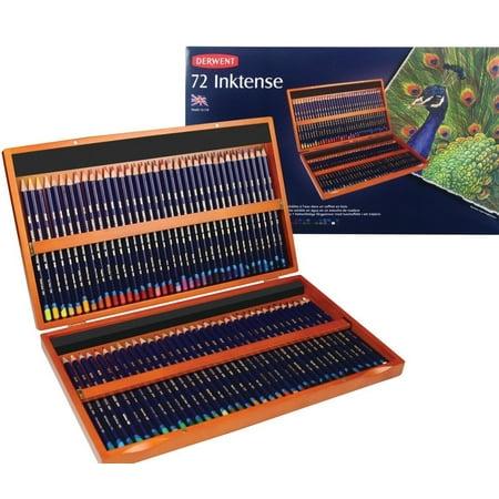 Derwent Inktense Pencil 72-Pencil Wood Box Set