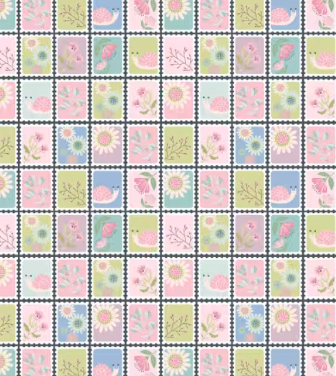 Poppie Cotton - Le Petit Escargot - Lori Woods - Multi Snail Mail # SL26418