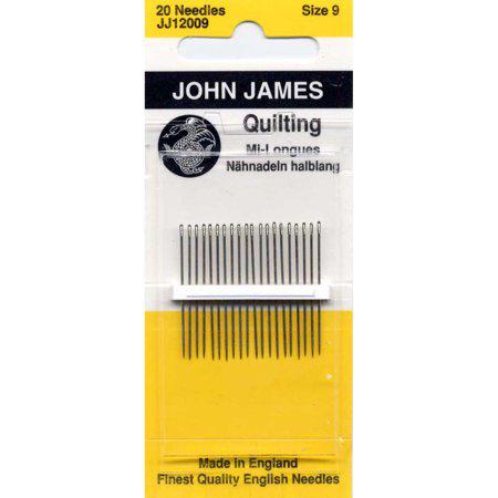Colonial Needle John James between quilting needles size 9 20 count notion