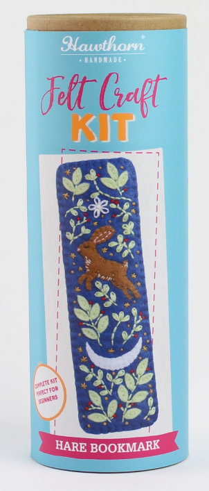 Hawthorn Handmade - Hare Bookmark Felt Craft Kit | Complete Craft Kit
