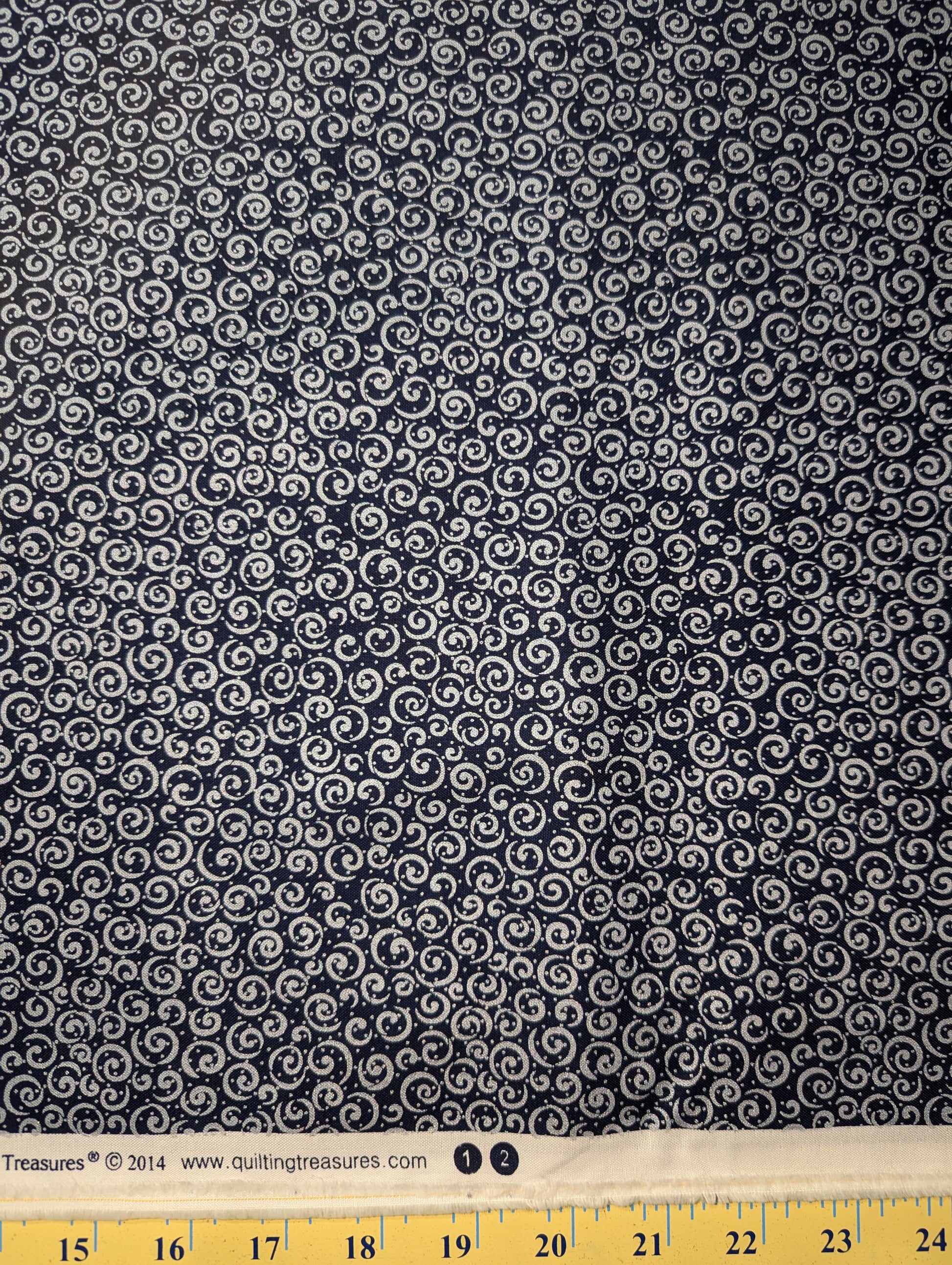 Quilting Treasures Holiday Metals 23538-N metallic quilting fabric