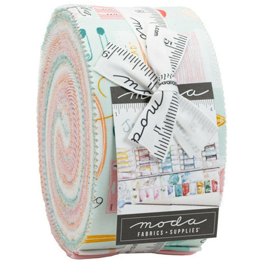 Moda Paper Cloth Sew Wonderful Jelly Roll 40 strips precut