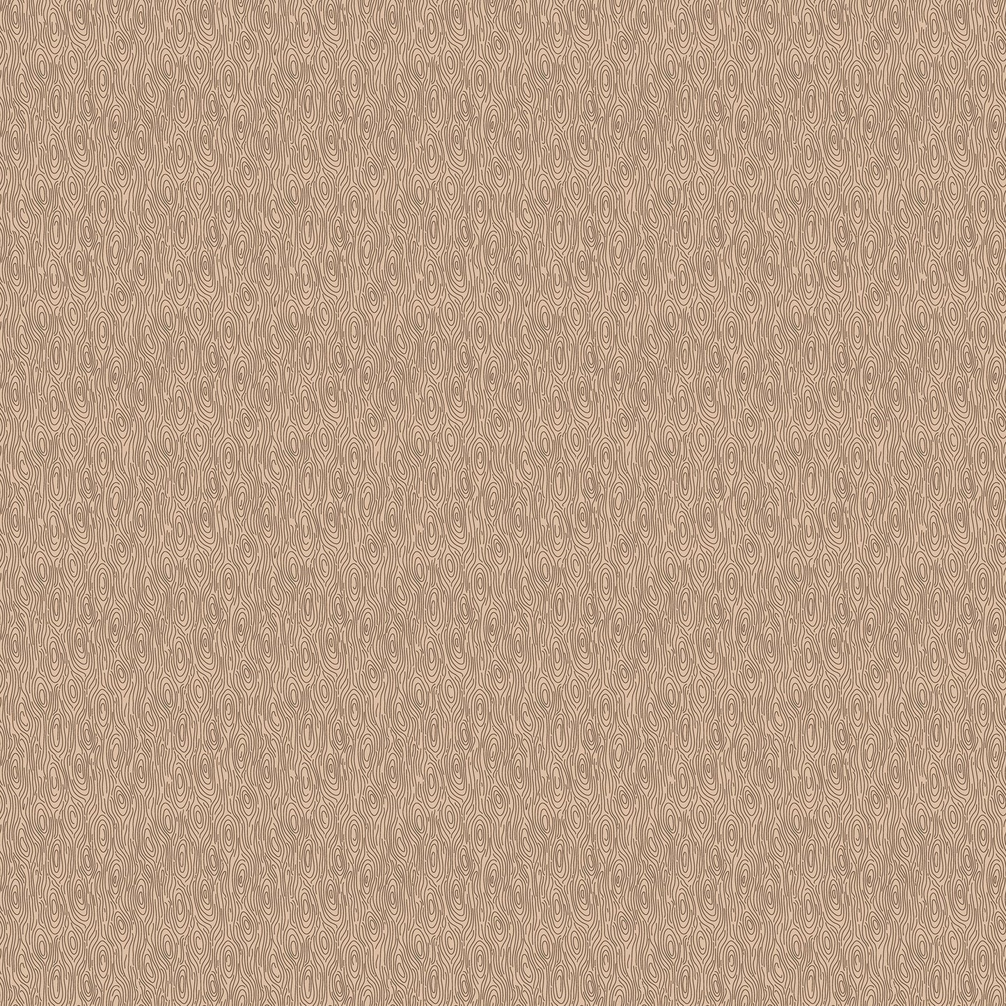 Northcott Camping Therapy tan wood grain cotton