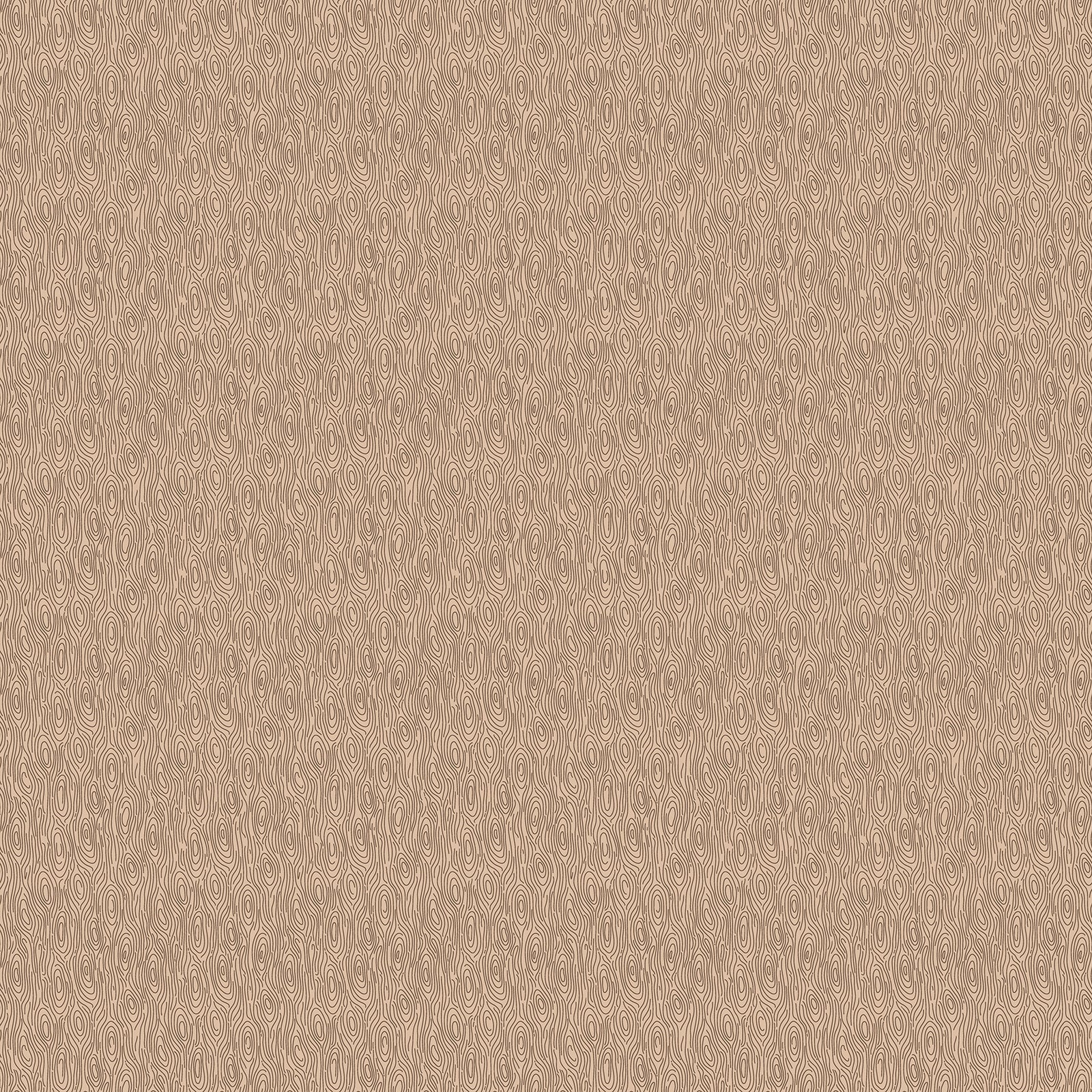 Northcott Camping Therapy tan wood grain cotton