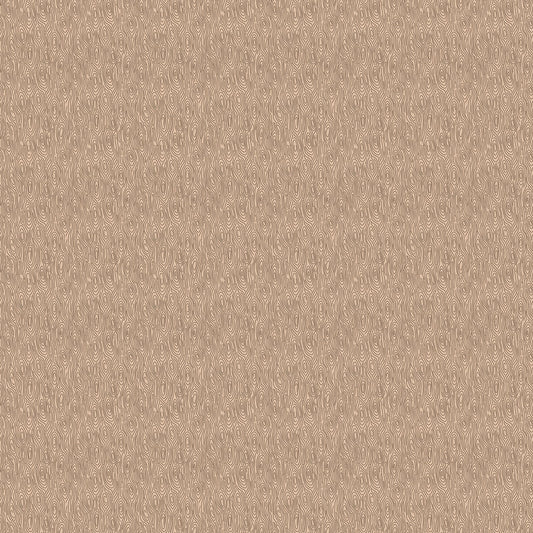 Northcott Camping Therapy tan wood grain cotton